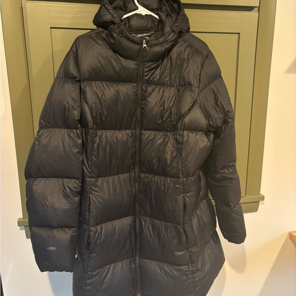 Eddie Bauer Women's Charcoal Puffer Jacket